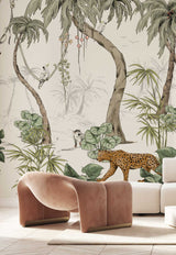 Jungle Wallpaper - Jungle Jazz Annet Weelink Design