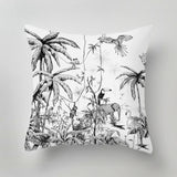 Accent pillow matching Annet Weelink Design wallpaper collection