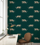 Leopard Wallpaper - Leopard Annet Weelink Design