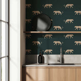 Leopard Wallpaper - Leopard Annet Weelink Design