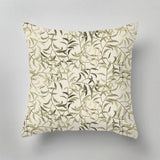 Designer indoor pillow with hand-drawn print by Annet Weelink Design