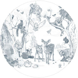 Round wall sticker - Magical Forest Annet Weelink Design