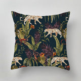 Designer indoor pillow with hand-drawn print by Annet Weelink Design