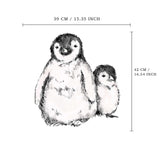 Single Wall Decal - Penguins Annet Weelink Design