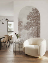 Peel and Stick Arch Tapete Dekor - Romantic Garden