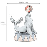 Single Wall Decal - Sea lion Annet Weelink Design
