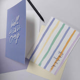Greeting card - STRIPES Annet Weelink Design