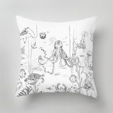 Soft decorative cushion made in the Netherlands from Spanish fabric