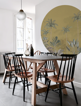 Pegatina de pared redonda - Tropical Wilderness