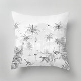 Accent pillow matching Annet Weelink Design wallpaper collection