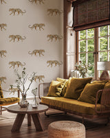 Leopard Wallpaper - Leopard Annet Weelink Design