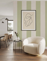 Wallpaper on roll - Adeline Stripe Annet Weelink Design