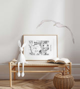 Single Wall Decal - Albatross Annet Weelink Design
