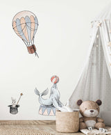 Single Wall Decal - Hot air balloon