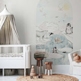 Peel and stick Arch Wallpaper Decal - Antarctica Annet Weelink Design