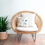 Accent pillow matching Annet Weelink Design wallpaper collection