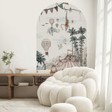 Sticker mural arche adhésif - Cirque du fantasy