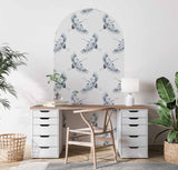 Selbstklebendes Bogendekor für Wände - Cranes