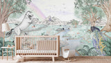 Unicorn Wallpaper - Enchanted Unicorns Annet Weelink Design
