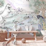 Unicorn Wallpaper - Enchanted Unicorns Annet Weelink Design