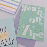 Greeting card - FIRE Annet Weelink Design