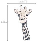Single Wall Decal - Miami Giraffe Annet Weelink Design