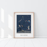 Personalized Poster - Into the Galaxy dark Annet Weelink Design