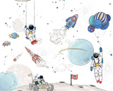 Personalized Poster - Into the Galaxy light Annet Weelink Design