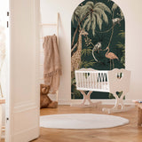 Selbstklebendes Bogendekor für Wände - Jungle Jazz