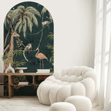 Selbstklebendes Bogendekor für Wände - Jungle Jazz