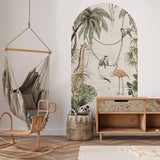 Selbstklebendes Bogendekor für Wände - Jungle Jazz