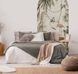 Selbstklebendes Bogendekor für Wände - Jungle Jazz