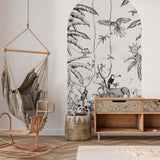 Abzieh- und Klebe-Arch Tapete Aufkleber - Jungle