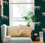 Leopard Wallpaper - Leopard Annet Weelink Design