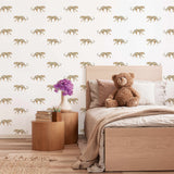 Leopard Wallpaper - Leopard Annet Weelink Design