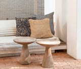 Soft decorative cushion made in the Netherlands from Spanish fabric