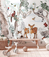 Dieren Behang - Magical Forest