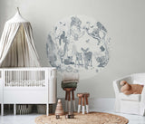 Round wall sticker - Magical Forest Annet Weelink Design