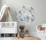 Round wall sticker - Magical Forest