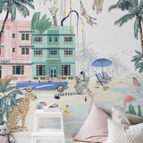Jungle Behang - Miami Beach