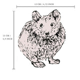 Single Wall Decal - Mouse Annet Weelink Design