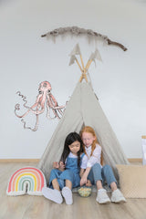 Single Wall Decal - Octopus Annet Weelink Design