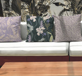 Sustainable decorative pillow with exclusive print design