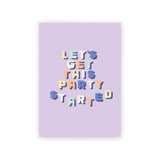 Postcard - PARTY STARTER Annet Weelink Design