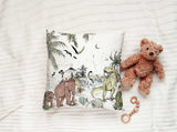 Sustainable decorative pillow with exclusive print design