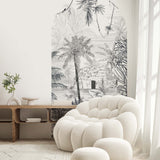 Selbstklebendes Bogendekor für Wände - Rainforest