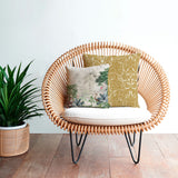 Accent pillow matching Annet Weelink Design wallpaper collection