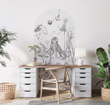 Sticker mural arche adhésif - Underwater Wonders