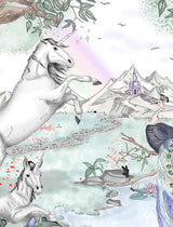 Unicorn Wallpaper - Enchanted Unicorns Annet Weelink Design
