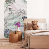 Peel and stick Arch Wallpaper Decal - Enchanted Unicorns Annet Weelink Design